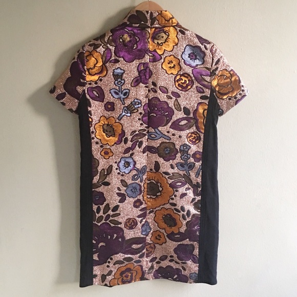 Burberry Lame’ Jacquard Floral Dress - Picture 3 of 5